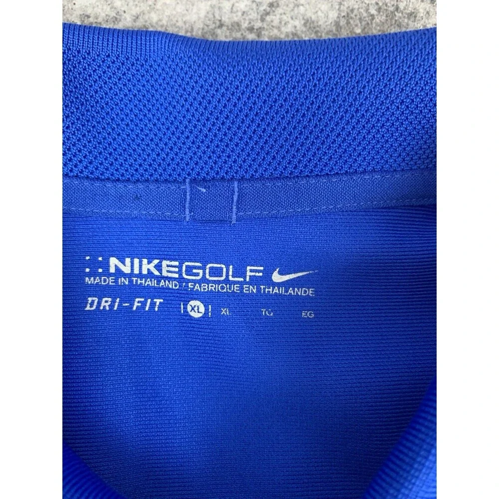 DePaul Blue Demons Nike Dri Fit Polo Shirt, Blue, Moisture Wicking, Size XL